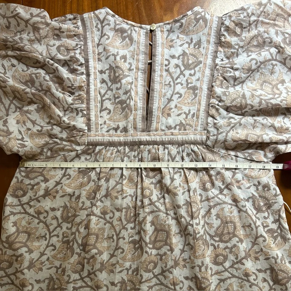 Cleobella Mini Magdalena Dress in a neutral print | size XS - Picture 12 of 16